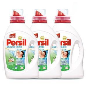 퍼실 센서티브 1.35L x3개 유아용 알/러지케어 세탁세제