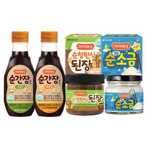 [아이배냇] 이유식재료 순간장2종 된장 소금 세트
