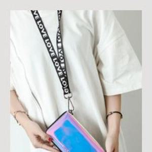 여성 카드 지폐 홀로그램 목걸이형 장지갑_3