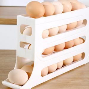 계란 보관함 자동 슬라이딩 대용량 달걀 정리 보관함 에그트레이
