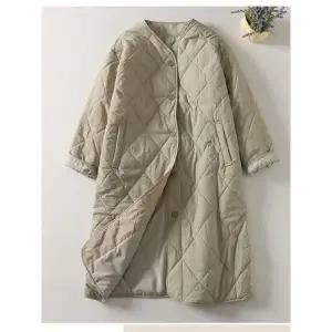 벡켄 퀼팅 경량 롱 패딩 자켓
