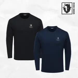 S-기모 라운드티셔츠 긴팔티셔츠 간절기 겨울 보온 기모티 남성티 남녀공용