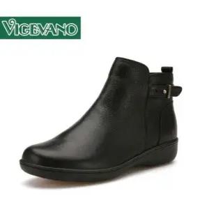 [제옥스] (비제바노)W9BE0372W11VG  미끄럼방지 볼편안한 경량 쿠션 앵클부츠 굽(3.5CM)