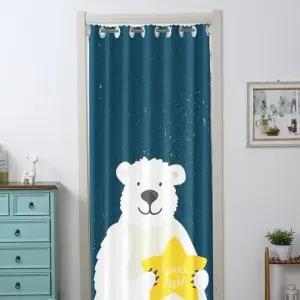 디자인 가리개커튼 압축봉 세트 패브릭 간단 설치 대