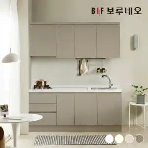 나비드 주방 싱크대 시공 일자형 1.8m E0 PET소재