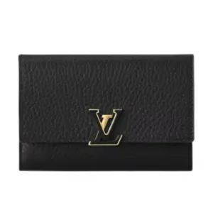 [명품] 반지갑 카퓌신 월릿 블랙 로즈 M62157