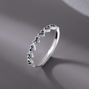 써지컬스틸 블링블링 사이즈 조절가능 패션반지