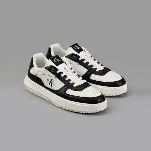 [롯데백화점]캘빈클라인 남성 CK 말모 메타 스니커즈 운동화 신발 블랙엔 화이트 YM01327 (YM01327-0GM)