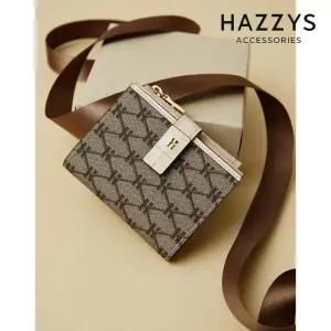 [롯데백화점]헤지스ACC [선물포장] 아이보리 시그니처 패턴 가죽 반지갑