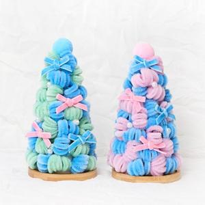 크리스마스 장식 꼬불꼬불 모루 미니 트리 만들기 세트