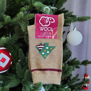 피에르가르뎅/피코 여성용 울 양말 장목 5켤레 여자 겨울 크리스마스 보온 방한 국산