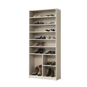 높은 오픈수납장 8단 폭좁은 거실슬림장 800 정리장 옷수납장