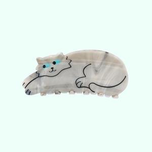 [롯데백화점]코프트 [쿠쿠수제뜨]COUCOU SUZETTE 회색고양이집게핀