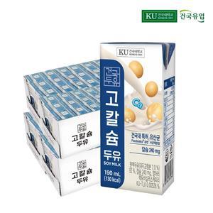 건국두유 고칼슘 두유 190ml 96팩