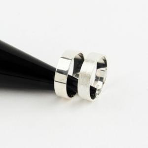 여자 학생우정템 실버링 무지 실버 납작핏 평 반지