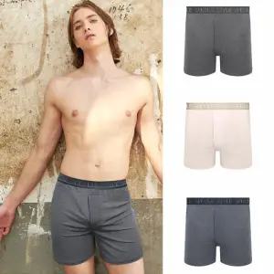 남자 인견트렁크 사각팬티 스와로 통기성 좋은 인견 시원한 소재 여름 팬티 3매세트 110호