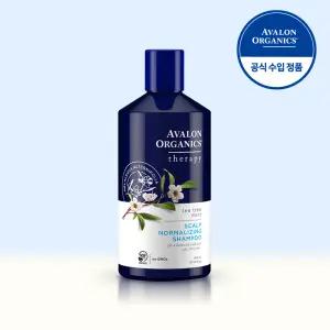 아발론오가닉스 유기농 티트리 민트 샴푸 414ml 1개 천연 약산성 탈모 비듬 미용실샴푸