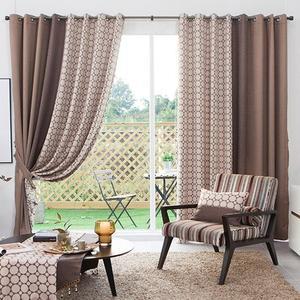 지나송 큐브 프린트 암막커튼 특대형(530×230cm)