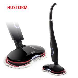 휴스톰 자동조절 파이프 셀프스탠딩 3중 안전장치 듀얼 라이팅 무선 듀얼스핀 물걸레청소기