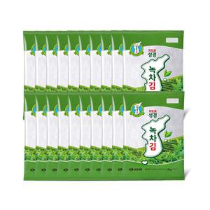 지도표 성경김 녹차 전장김 20g 20봉