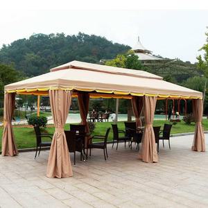 캐노피 대형 천막 4x4m 간이차고 4m 높이 강철 몽골텐트 레인막 1 창문