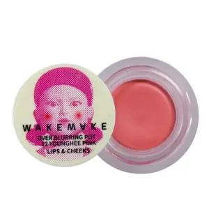 [오늘출발] 웨이크메이크 오버 블러링 팟 12호 영희핑크 4.5g 멀티 립앤치크아이 뉴트럴핑크 틴트