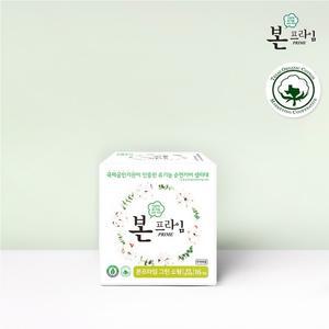 본생리대 국내산 초록마을 단독입점 본프라임 슬림날개형 소형16매  1개