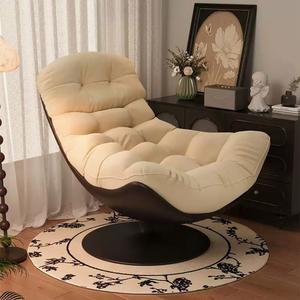 몸에 커브형 1인 리클라이너 안락 베이핀 블랙 수유 의자 스웨이드 소파