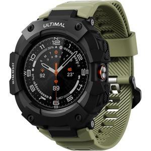 ULTIMAL 밴드, 삼성 갤럭시 워치 울트라 47mm 케이스와 호환, 울트라(2024)용 스포츠 견고한 케이스 보호