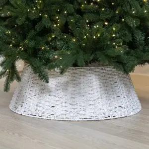 크리스마스 트리 하단 다리 스커트 커버 덮개 네츄럴 65x23cm  150-180cm 용) 3컬러 장식 소품 용품 데코