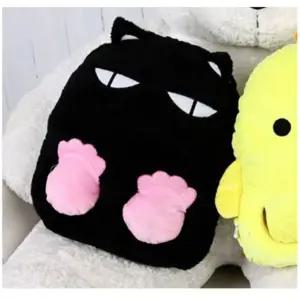 USB온열발난로 검은고양이 캐릭터 보온신발 거실화 (WFHWW3E)