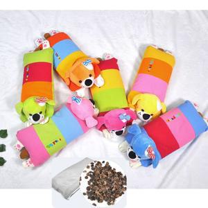 강아지모양 유아 낮잠 100% 순면 메밀껍질 베개 세트 선물용 외출용 고급소재