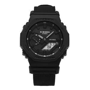 [지샥] 남성 빅페이스 디지털 아날로그 팔각 우레탄 손목 시계(GA 2100BCE 1ADR)