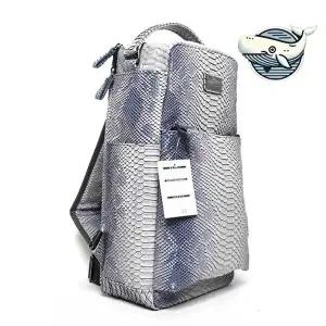 스타일리시 뱀무늬 가죽 크로스백 남녀 스포티-WFH2BHR