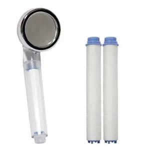 샤워기 필터 헤드 추가필터2개 욕실 화장실 수압상승 여행용샤워기 HSH-850T 세트