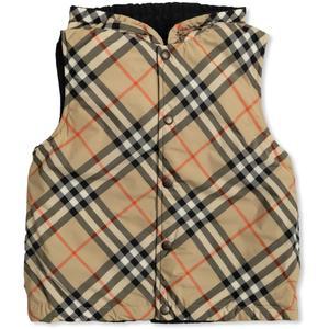 25SS 키즈 리버시블 체크 패딩조끼 8100434