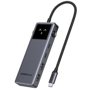 유그린 UNO 우노 6in1 C타입 HDMI 4K 60Hz USB3.2 10Gbps 멀티허브 독 CM888