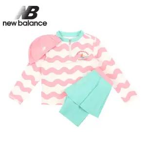 뉴발란스 키즈 여아 래쉬가드 치렝스 2in1(NK9RE2106G-25)_핑크