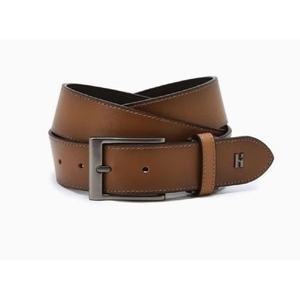 [NS홈쇼핑][헤지스ACC] HJBE4E341W2 브라운 H장식 소재배색 소가죽 벨트[35177911]
