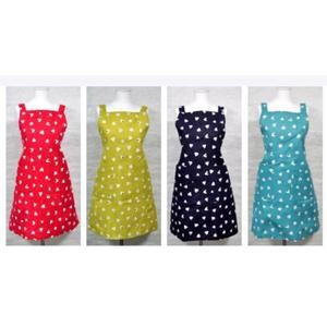 카페 예쁜 조각케익 일러스트 면 앞치마 안감방수 H형 부엌 커피전문점 여자 사용편리