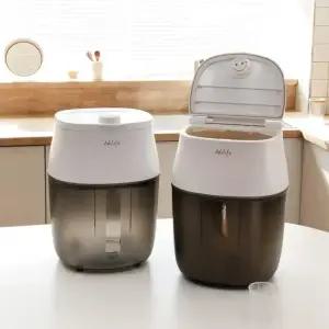 오토모 멀티 진공 쌀통 20kg 대용량 잡곡통 쌀보관통 집들이선물 쌀벌레퇴치 스마트 LOCK 진공