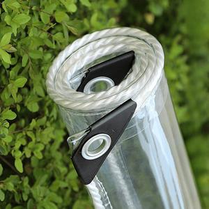 투명 비닐 천막 우풍 외부 버전 플라스틱 녹색 비닐커튼 외풍 4mx6m 텐트 0.3두께