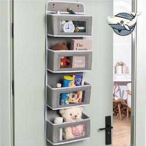 문걸이선반 효율적 수납 문걸이 선반 4단 다용도 정리함