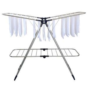 홈스웰 국내생산 4인 가족용 스테인레스 2단 빨래건조대