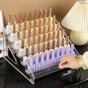 원터치 매니큐어 진열대 네일 정리대 립스틱 화장품 향수 정리함 수납함