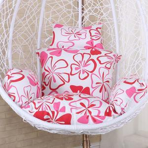 라탄 그네의자 쿠션 그네 원형 방석커버 발코니 매트 N46민트 오렌지 주택 암갈색 1인