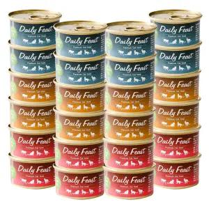 데일리 피스트 프리미엄캔 80g 24개입 고양이간식