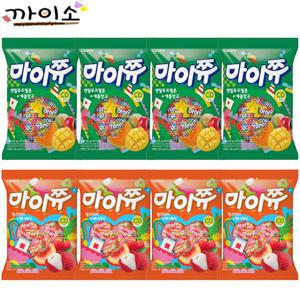 마이쮸 애플망고+캔털루프멜론핑크리치+써니피치 혼합 8봉