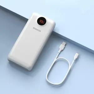 로모스 SW30PF 22.5W 고속충전 30000mAh 보조배터리 화이트 대용량배터리