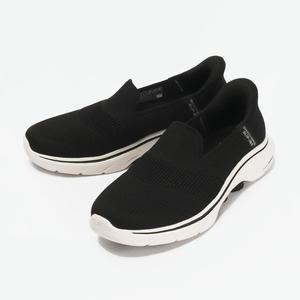 [스케쳐스] 운동화 고워크 7 여성 슬립온 블랙/화이트 125258BKW